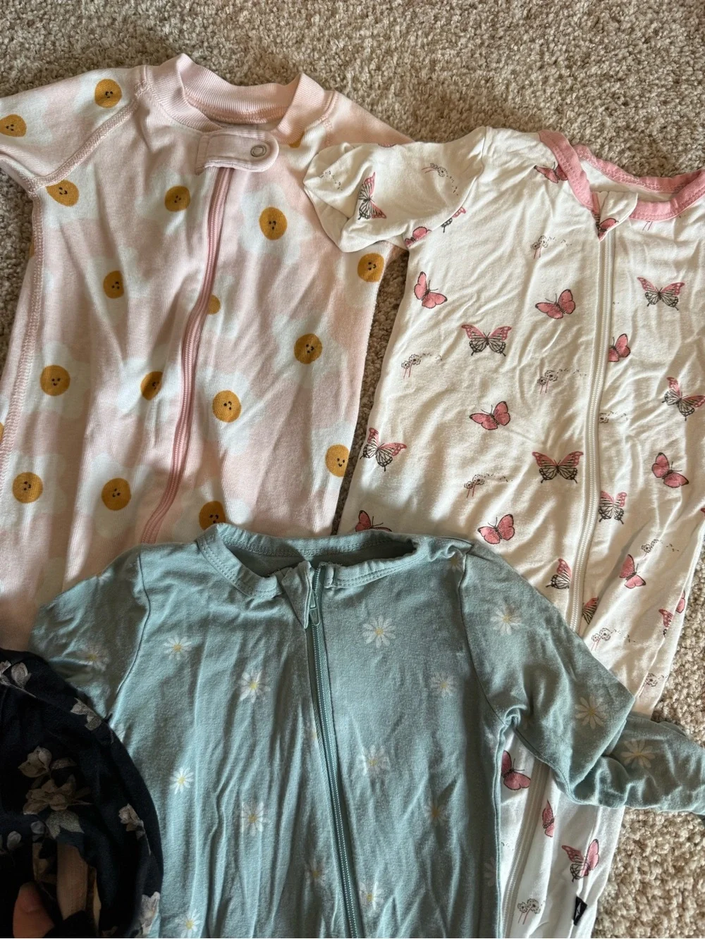 Toddler Girl 12 - 18 month Pajama Bundle Kyte Baby & Hanna Andersson